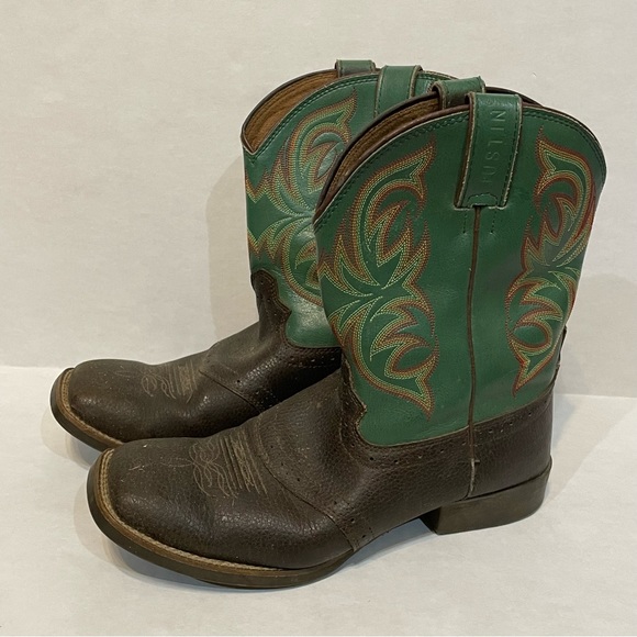 Justin Boots Shoes Justin 72jr Kids Youth Stampede Cowboy Boots